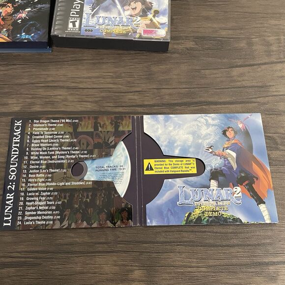 Lunar 2: Eternal Blue Complete Map & Pendant - Sony PlayStation 1 PS1 CIB - Picture 11 of 12